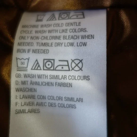 Dennis Basso Brown Printed Water-Resistant Zip Front Anorak Jacket with Hood L - Picture 7 of 8